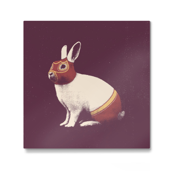 Galerie-Print "Rabbit Wrestler" 30x30 cm artboxONE