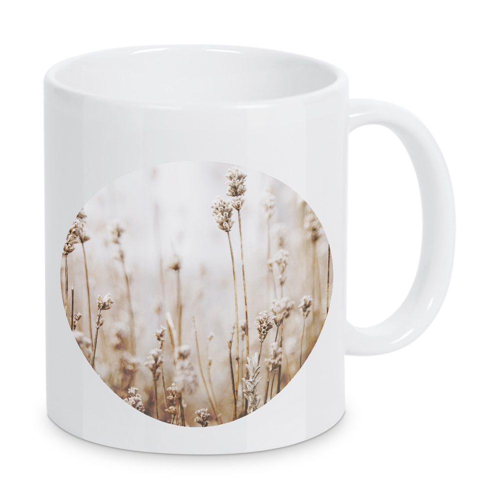 Tasse "Dried Grass" artboxONE - Natur,Floral - Plant,Botanical,Floral,Minimalist,Pampas,Gras,Pflanzen,Leaves,Boho