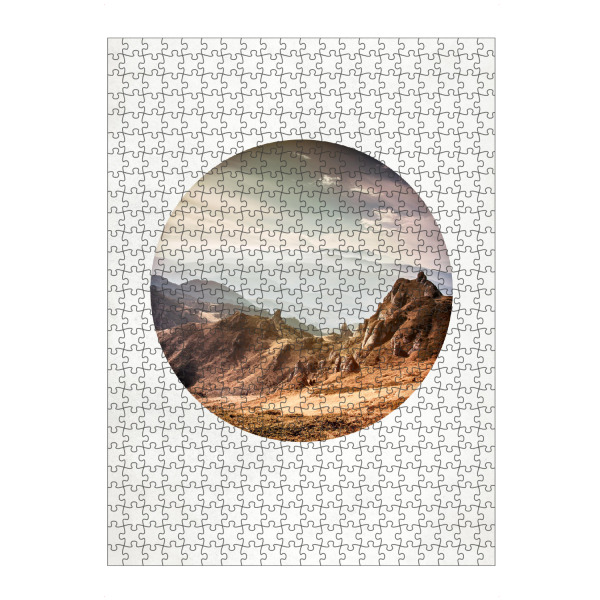 Puzzle Ravensburger "Desert Hills" artboxONE - Typografie,Floral - Palme,Palme,Pflanze,Pflanze,Typografie,Hawaii - Bild Palme