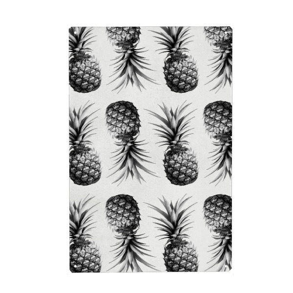 Holzbild "Ananas Allover 2" artboxONE - Floral,Romantik,Geometrie,Sommer - Triangle,Dreieck,Blumen,Flowers,Strauß,Bouquet