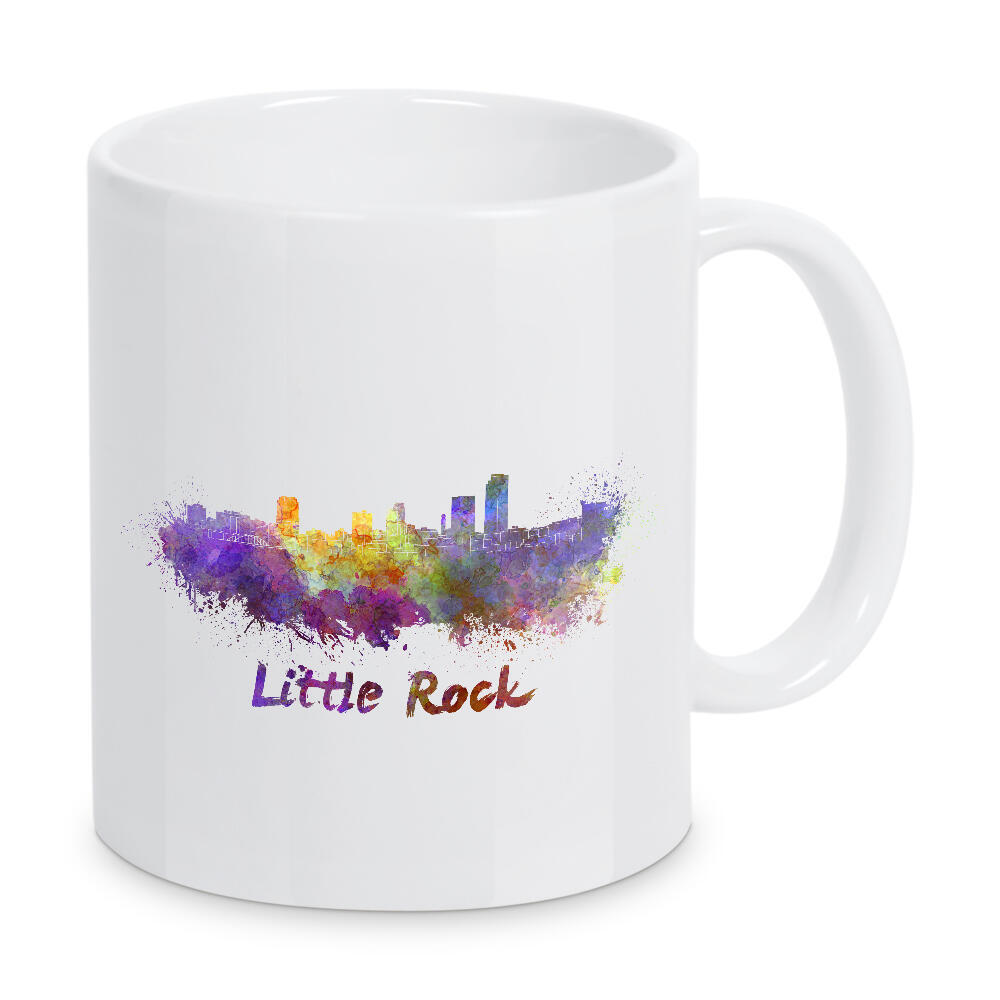 Tasse "LITTLE ROCK skyline colorful" artboxONE - Städte,Abstrakt,Architektur