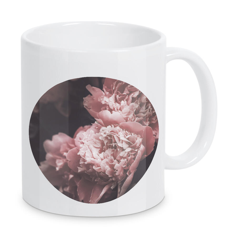 Tasse "Vintage rosa Blumen" artboxONE - Natur,Floral,Für Mama - Pfingstrose,Rosa,Vintage-rosa,Rose,Blumen