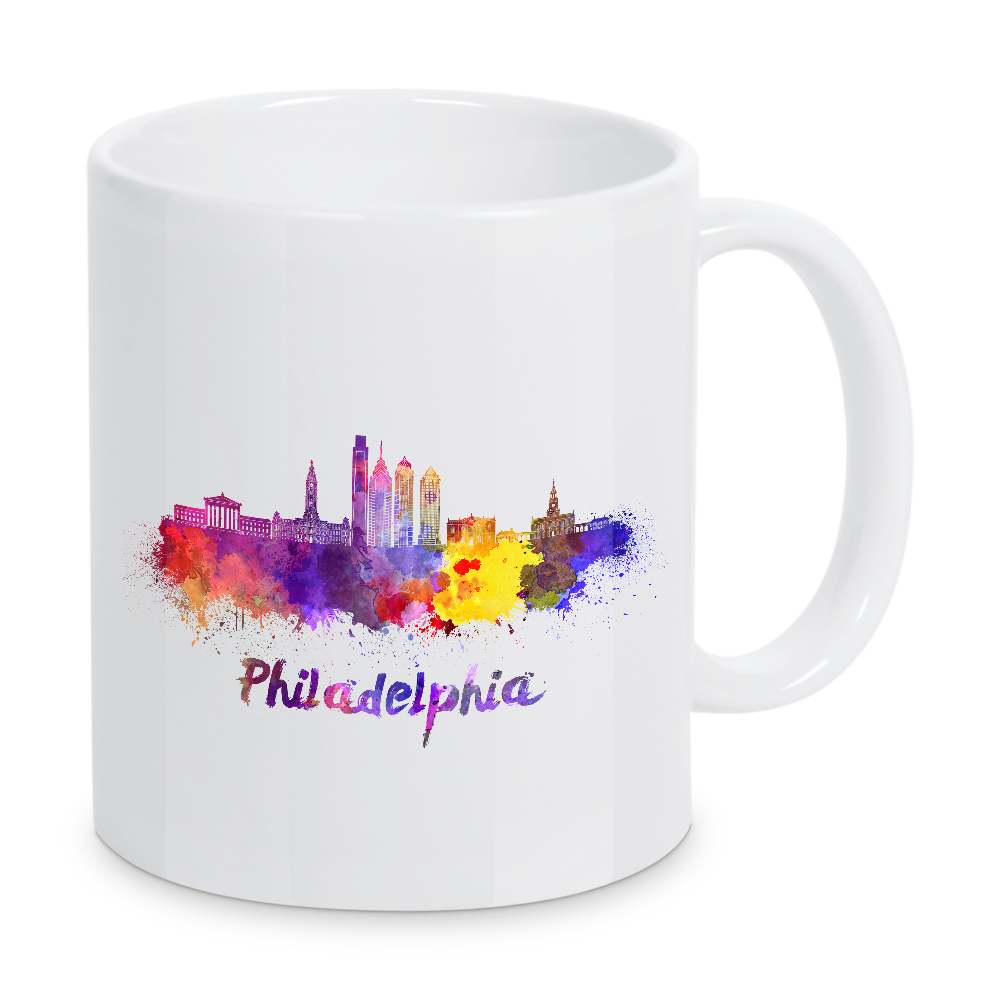 Tasse "PHILADELPHIA skyline -k" artboxONE - Städte,Abstrakt,Architektur
