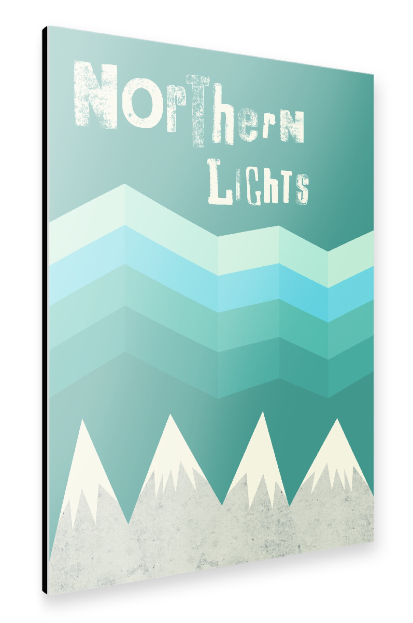 Alu-Dibond "Northern Lights Sky" 30x20 cm artboxONE