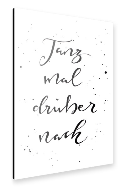 Alu-Dibond "Tanzmal" 30x20 cm artboxONE