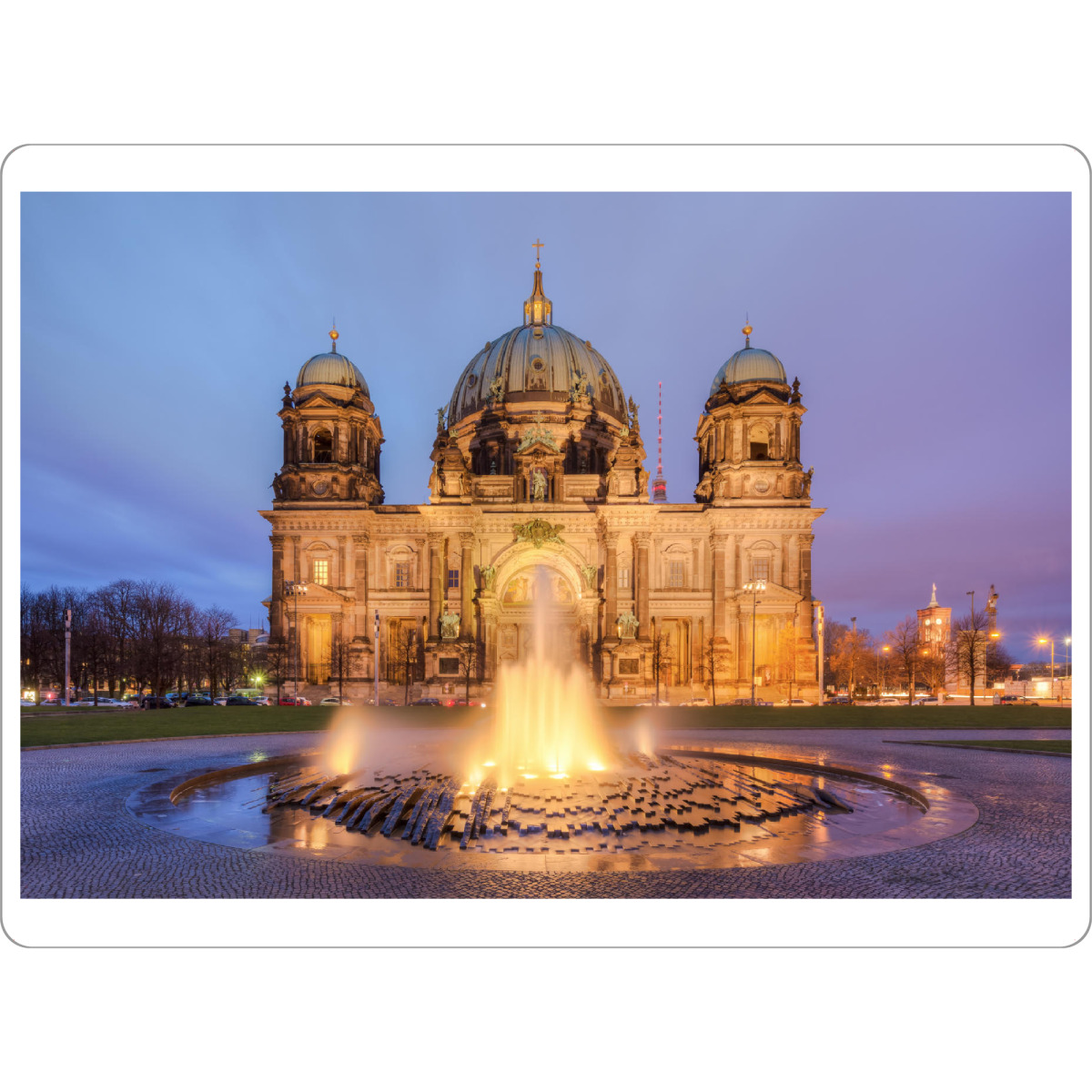 Tischset "Berliner Dom 4" artboxONE - Städte / Berlin - Berliner dom,Springbrunnen - Bild Berliner Dom