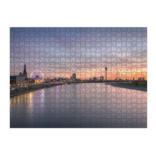 artboxONE Puzzle "Düsseldorf Skyline 2" artboxONE - Städte / Düsseldorf - Düsseldorf,Skyline,Skyline - Bild Düsseldorf
