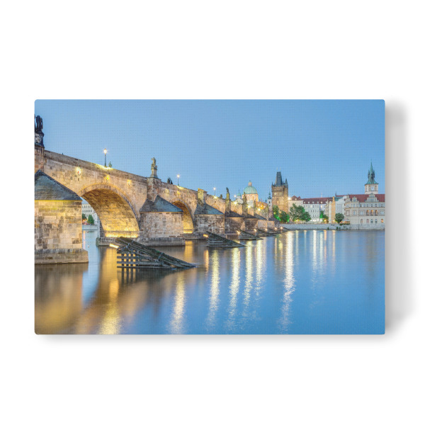 Leinwandbild "Karlsbrücke in Prag" artboxONE - Städte / Köln,Städte / Prag - Köln,Rhein,Rhine,River,Fluss,Rheinauhafen,Hafen,Kölner hafen,Cologne