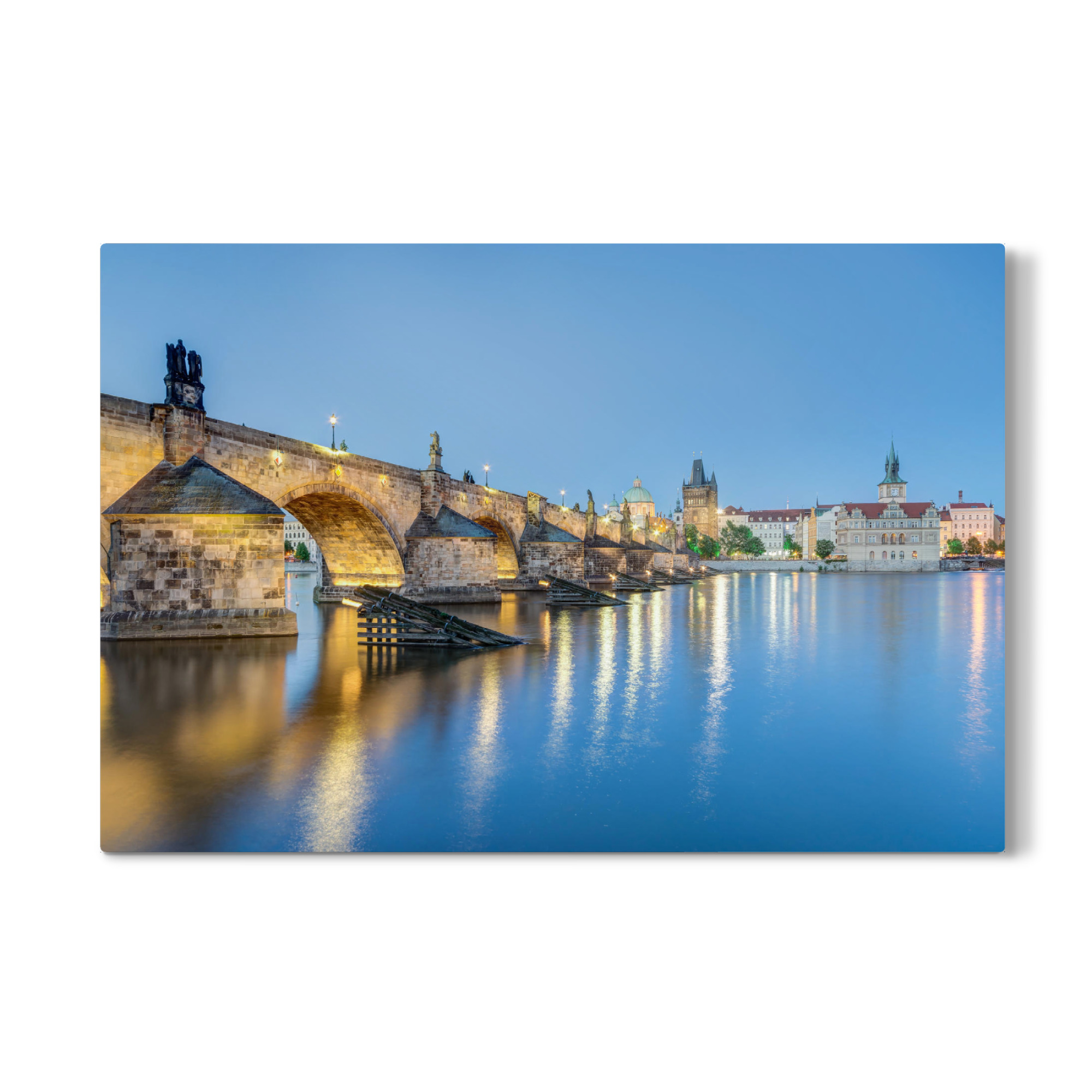 Galerie-Print "Karlsbrücke in Prag" 75x50 cm artboxONE