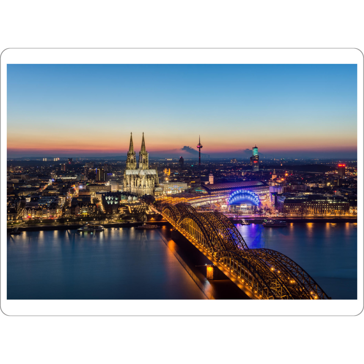 Tischset "Blick auf Köln" artboxONE - Städte / Köln - Kölnpanorama,Köln,Cologne - Bild Kölnpanorama