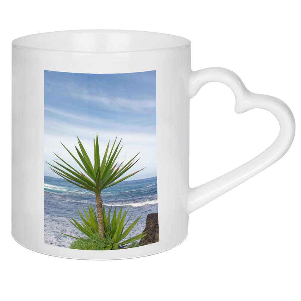 Herztasse "Yucca-Palme" artboxONE - Natur,Reise,Reise / Strand und Meer,Reise / Länder
