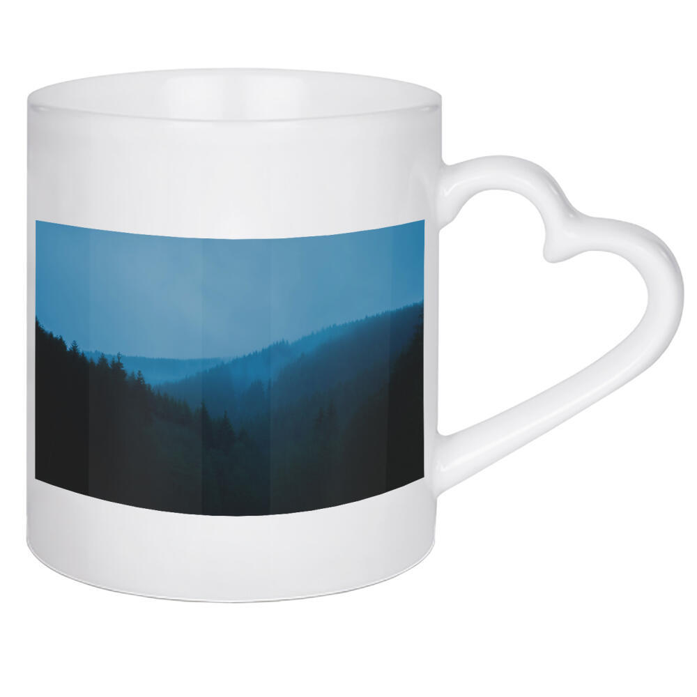 Herztasse "Der Nebelwald" artboxONE - Natur