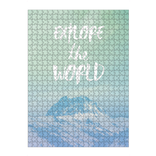 Puzzle Ravensburger "Explore The World 3" artboxONE - Typografie,Natur,Reise - Berge,Schnee,Schnee,Reise,Reise,Reise,Typo,Typografie - Bild Berge