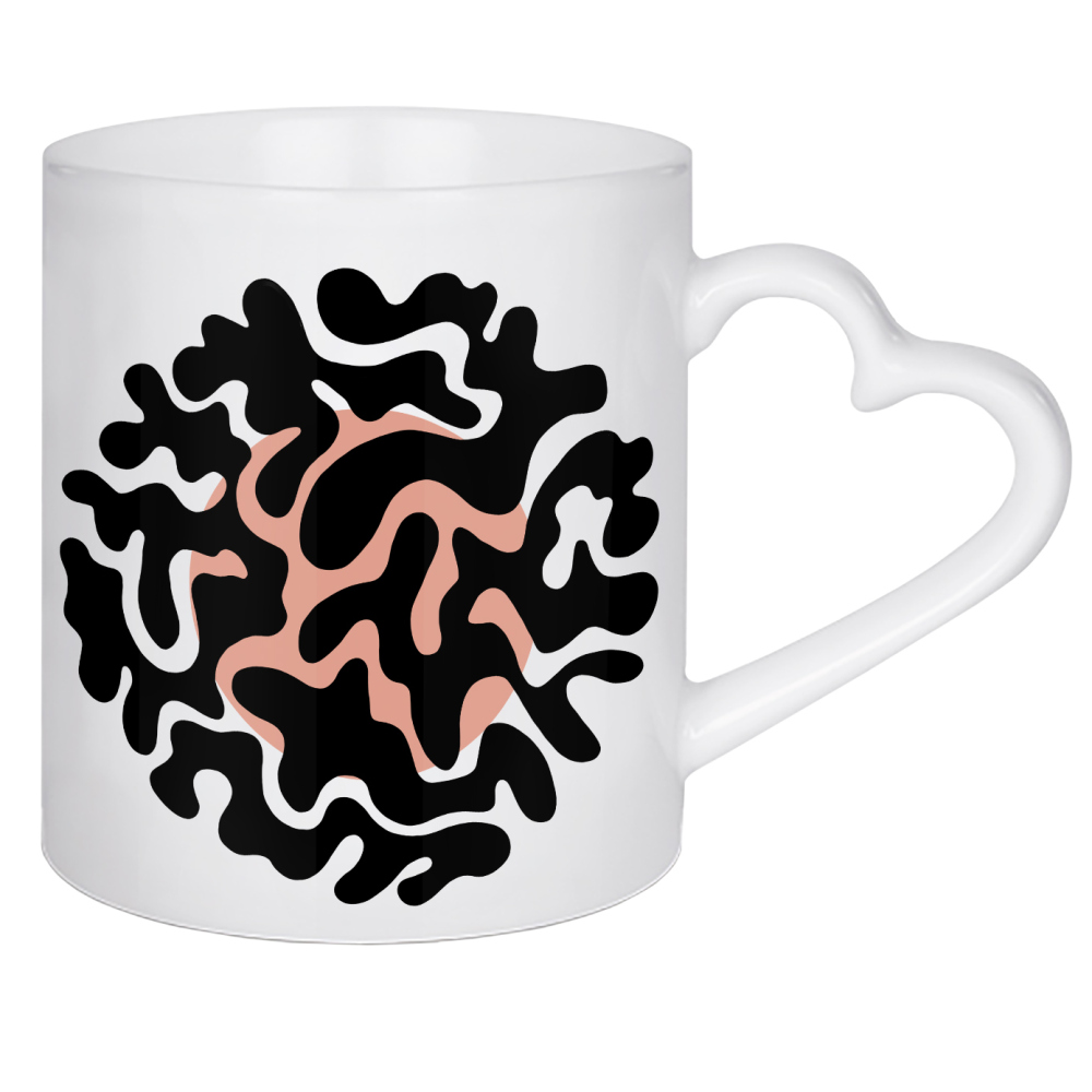 Herztasse "Twisted Beats No.8.2 Connections" artboxONE - Abstrakt