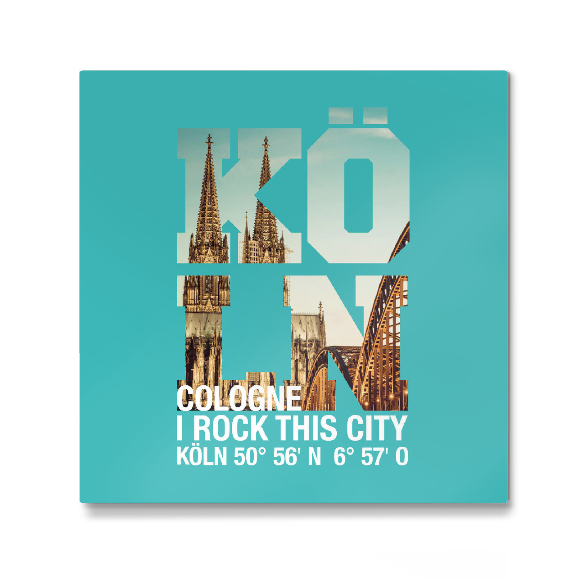 Galerie-Print "I Rock Köln III" 30x30 cm artboxONE