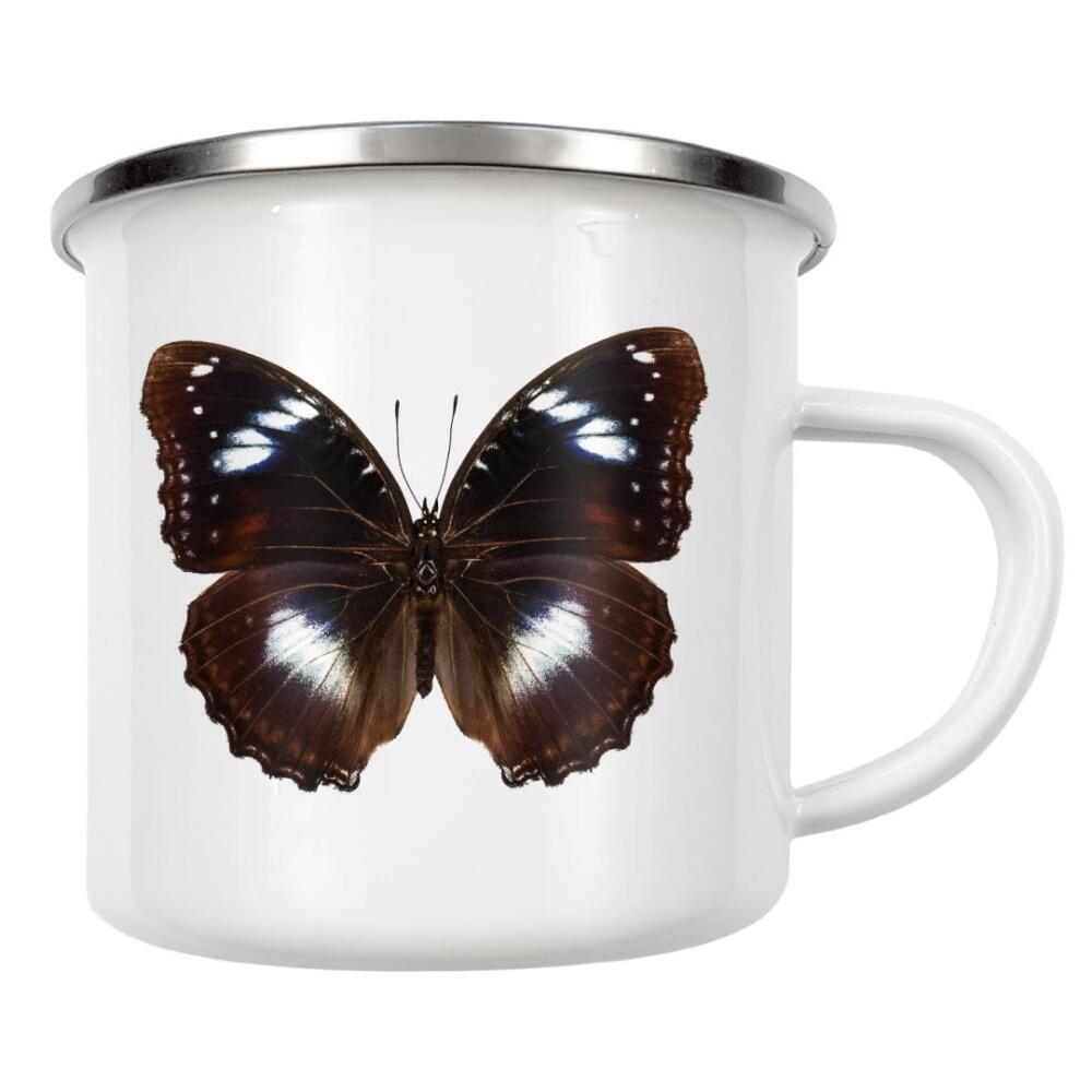 Emaille Tasse "Schmetterlingsart Historis odius" artboxONE - Natur,Tiere