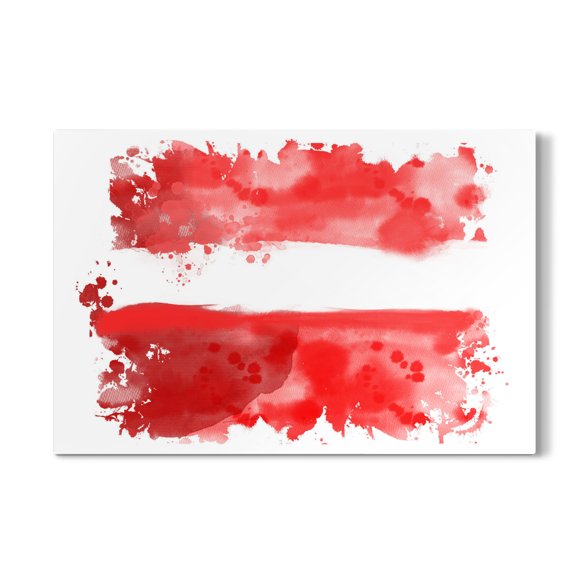 Galerie-Print "Flagge Österreich" 75x50 cm artboxONE