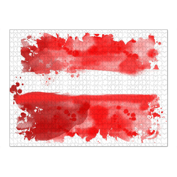 Puzzle Ravensburger "Flagge Österreich" artboxONE - Reise,Reise / Länder,Sport / Fußball,Sport / Sommerspiele