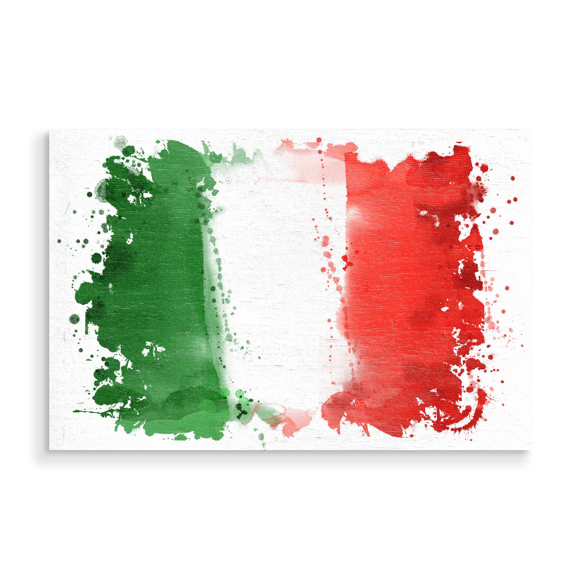 Holzbild "Flagge Italien" artboxONE - Reise,Sport / Fußball,Sport / Sommerspiele