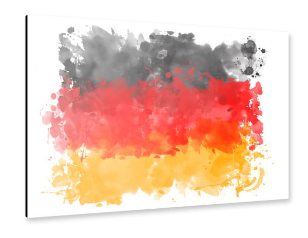 Alu-Dibond "Flagge Deutschland" 30x20 cm artboxONE