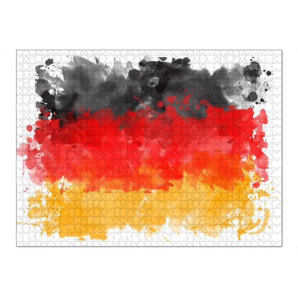 Puzzle Ravensburger "Flagge Deutschland" artboxONE - Reise,Reise / Länder,Sport / Fußball,Sport / Sommerspiele