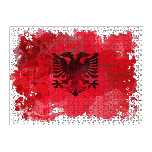 artboxONE Puzzle "Flagge Albanien" artboxONE - Reise,Sport / Fußball,Sport / Sommerspiele