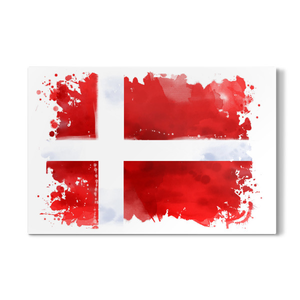 Galerie-Print "Flagge Dänemark" 30x20 cm artboxONE