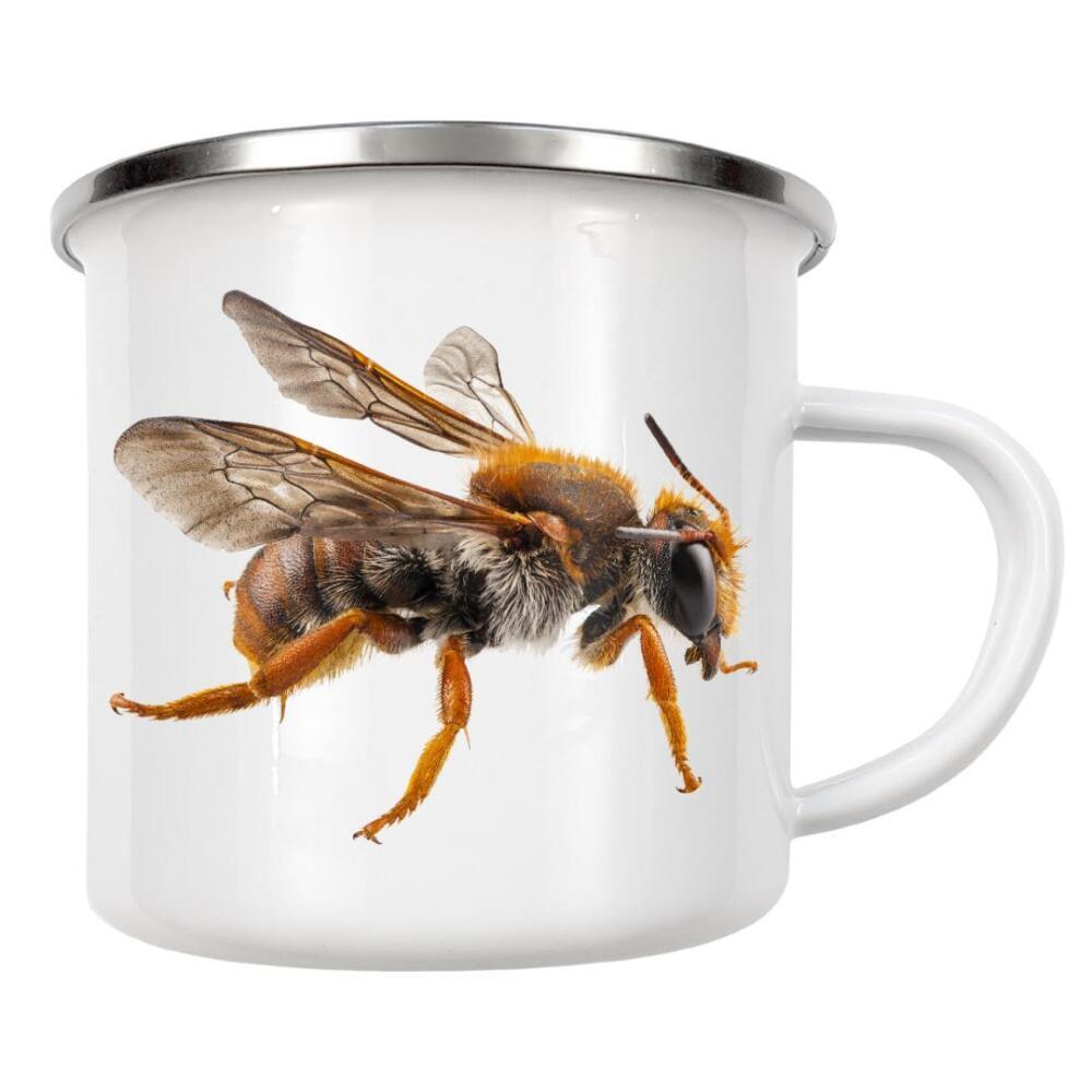 Emaille Tasse "Bee species Anthidium sticticum" artboxONE - Natur,Tiere - Insect,Animals,High resolution,Flying,Colorful,Nature,Biene,Hummel