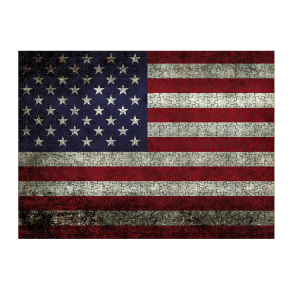 Puzzle Ravensburger "Flag of the United States" artboxONE - Reise - Usa,Amerika,Flagge,Fahne - Bild USA