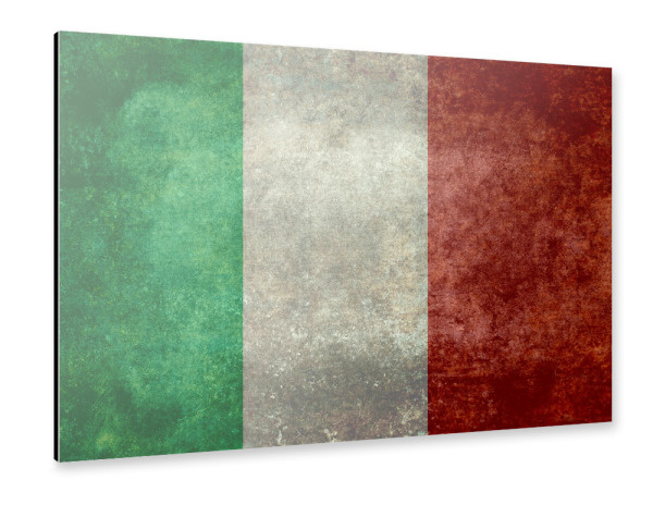 Alu-Dibond "Flag of Italy" 30x20 cm artboxONE