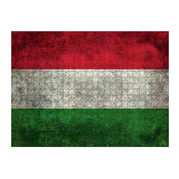 artboxONE Puzzle "Flag of Hungary" artboxONE - Reise - Fußball,Em,Flagge - Bild Fußball