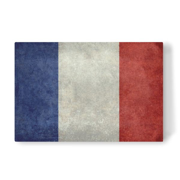 Leinwandbild "Flag of France" artboxONE - Reise,Sport / Fußball - Fußball,Em,Flagge,Frankreich