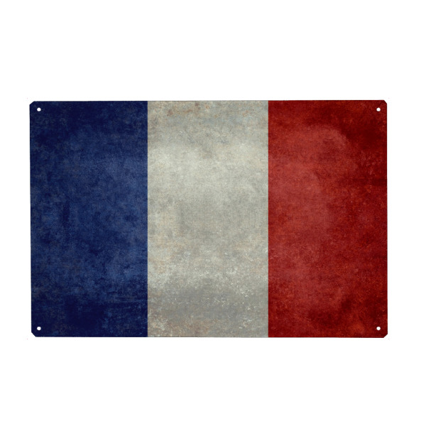 Holzbild "Flag of France" artboxONE - Reise,Sport / Fußball - Fußball,Em,Flagge,Frankreich