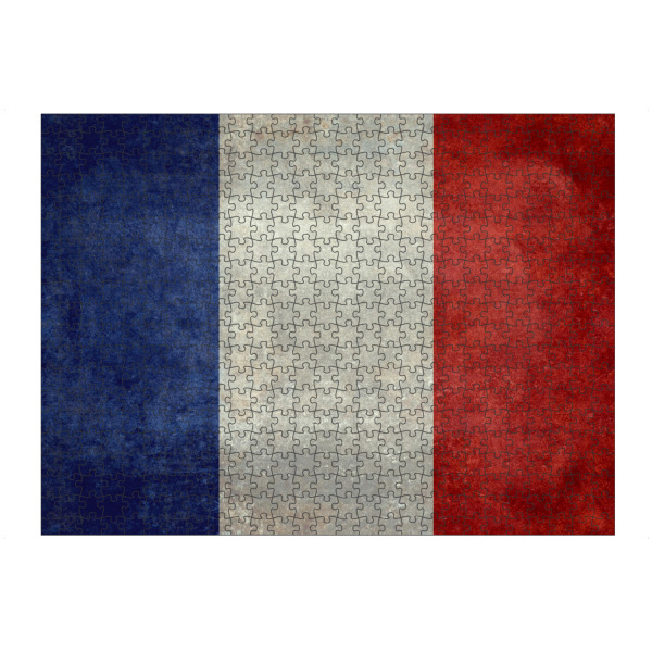 Puzzle Ravensburger "Flag of France" artboxONE - Reise,Sport / Fußball - Fußball,Em,Flagge,Frankreich - Bild Fußball