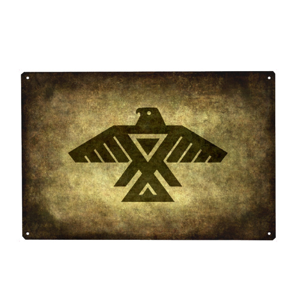 Holzbild "Anishinabe Thunderbird" artboxONE - Reise - Ojibwe,Donnervogel,Adler