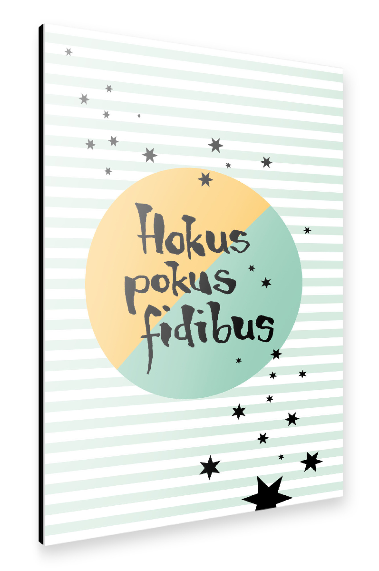 Alu-Dibond "Hokus Pokus" 30x20 cm artboxONE