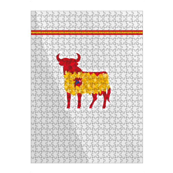 Puzzle Ravensburger "Europa Spanien" artboxONE - Sport / Fußball - Fussball,Em,Europemeisterschaft,Meisterschaft,Spanien,Spain,Toro - Bild Fussball