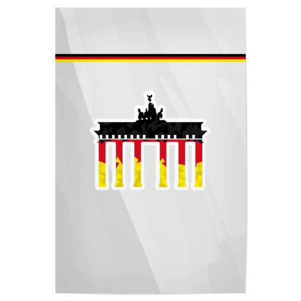 Poster "Europa Deutschland" artboxONE - Sport / Fußball - Fussball,Em,Europemeisterschaft,Meisterschaft,Deutschland,Germany,Berlin,Brandenburger tor