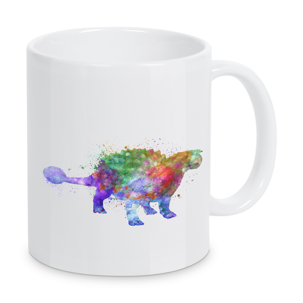 Tasse "Ankylosaurus in watercolor" artboxONE - Tiere,Abstrakt - Dinosaur,Prehistoric,Color,Watercolor,Colorful,Pet,Wild,Childish,Animal,Ancient