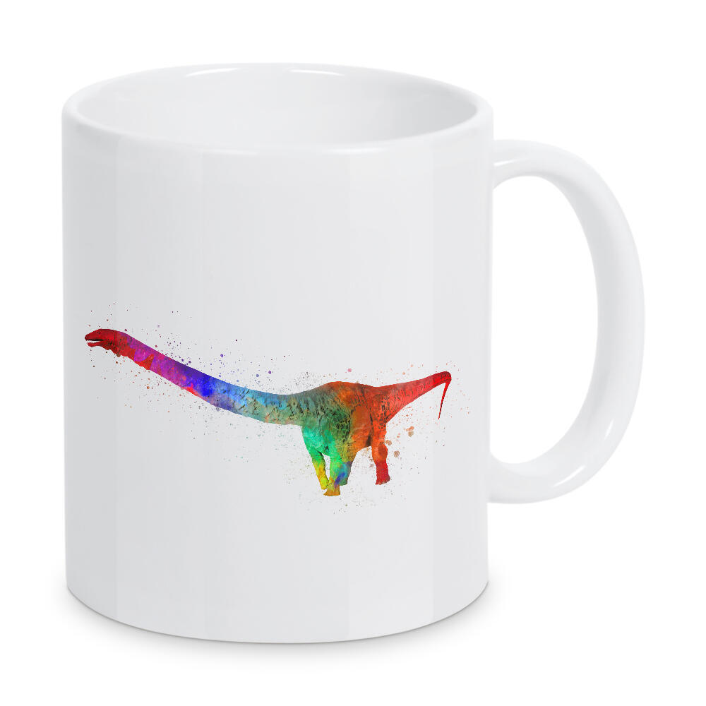 Tasse "Apatosaurus in watercolor" artboxONE - Tiere,Abstrakt - Dinosaur,Prehistoric,Watercolor,Colorful,Pet,Wild,Childish,Animal,Ancient,Bunt