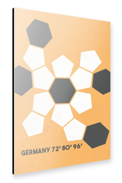 Alu-Dibond "Breiten- und Längengrad" 30x20 cm artboxONE