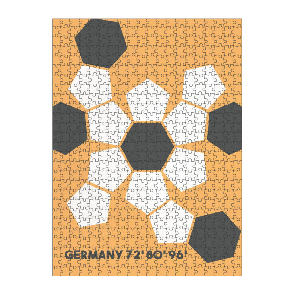 artboxONE Puzzle "Breiten- und Längengrad" artboxONE - Sport / Fußball