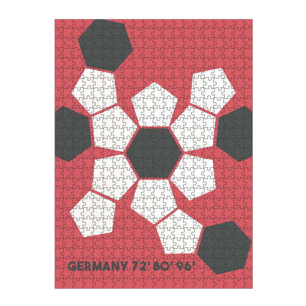 artboxONE Puzzle "Koordinaten" artboxONE - Sport / Fußball - Breiten- und längengrad,Fußball,Nationalmannschaft,Deutschland,Ball,Koordinatioen,Geo