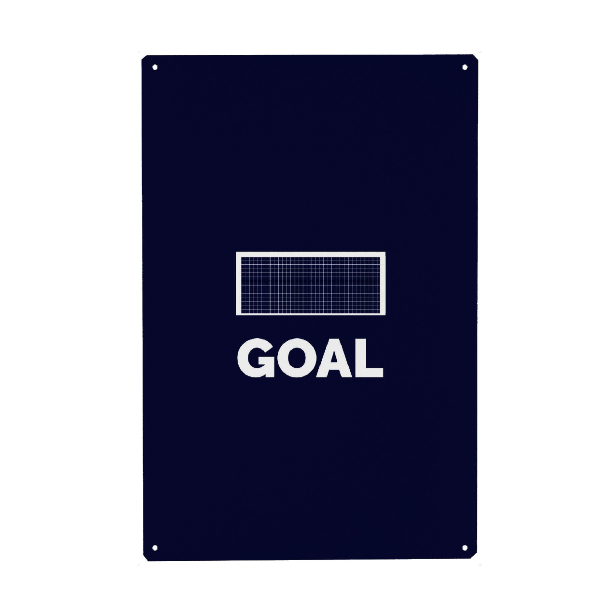 Metall Poster "Goal" artboxONE - Typografie,Sport / Fußball - Fußball,Em,Nationalmannschaft,Deutschland,Ball,Tor,Freude - Blechschild