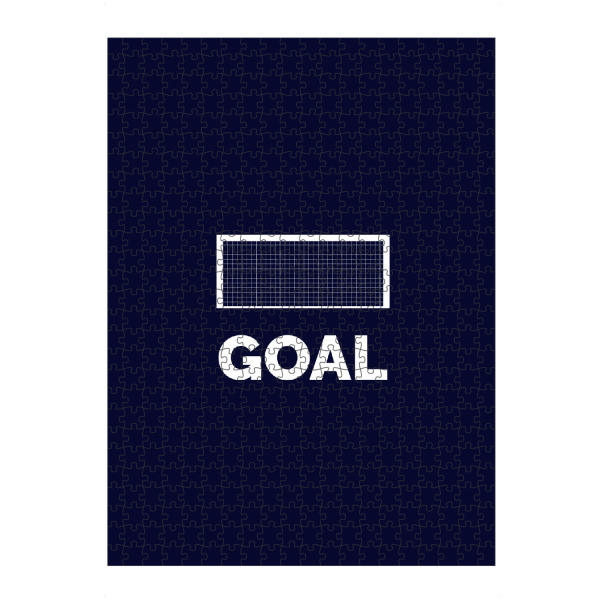 Puzzle Ravensburger "Goal" artboxONE - Typografie,Sport / Fußball - Fußball,Em,Nationalmannschaft,Deutschland,Ball,Tor,Freude - Bild Fußball