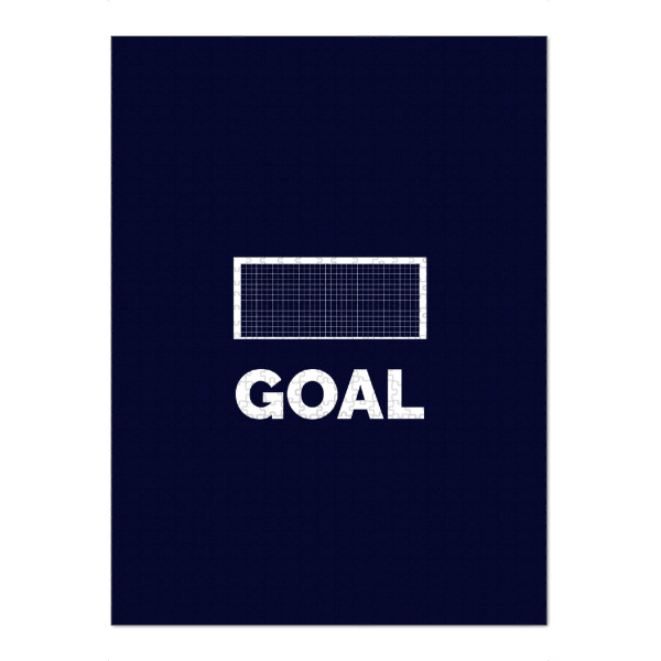 Puzzle Ravensburger "Goal" artboxONE - Typografie,Sport / Fußball - Fußball,Em,Nationalmannschaft,Deutschland,Ball,Tor,Freude - Bild Fußball