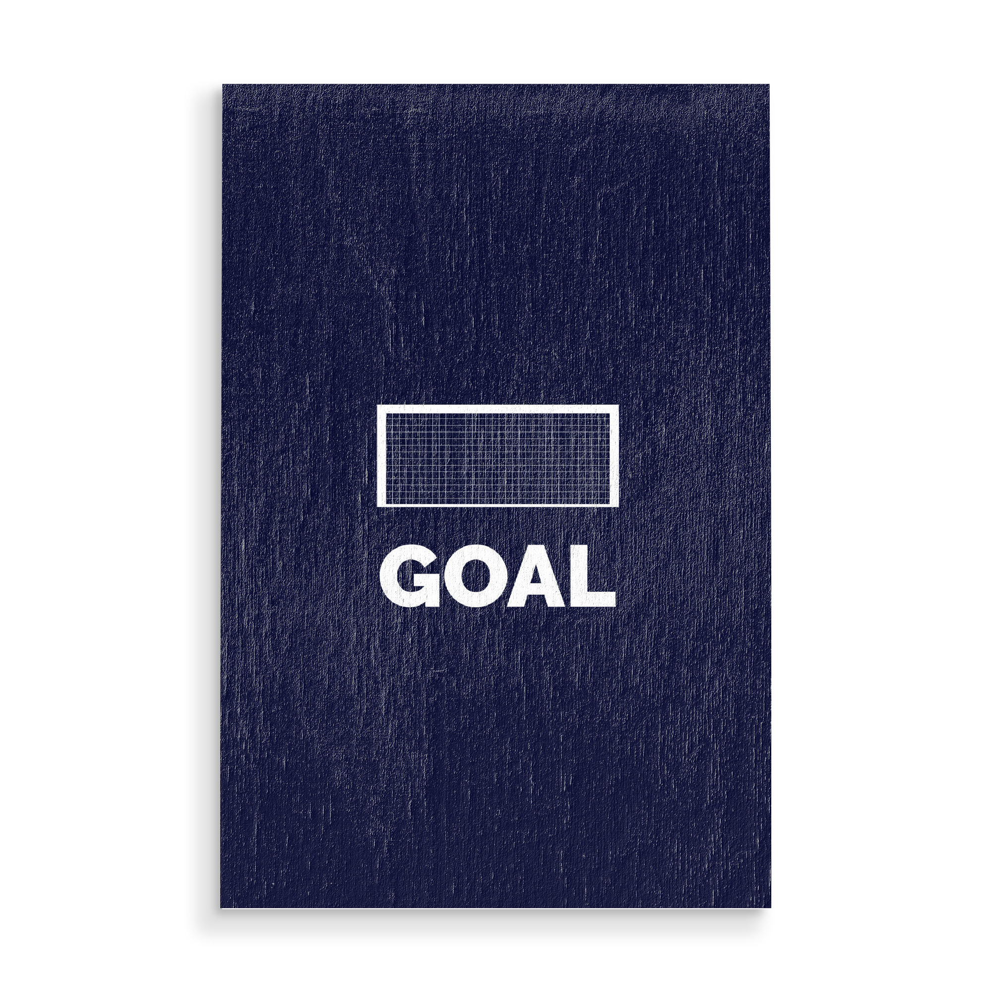 Holzbild "Goal" artboxONE - Typografie,Sport / Fußball - Fußball,Em,Nationalmannschaft,Deutschland,Ball,Tor,Freude