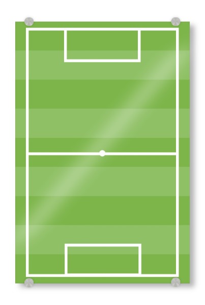 Acrylglasbild "Spielfeld" artboxONE - Sport / Fußball - Fußball,Em,Nationalmannschaft,Platz,Vogelperspektive,Bird's eye