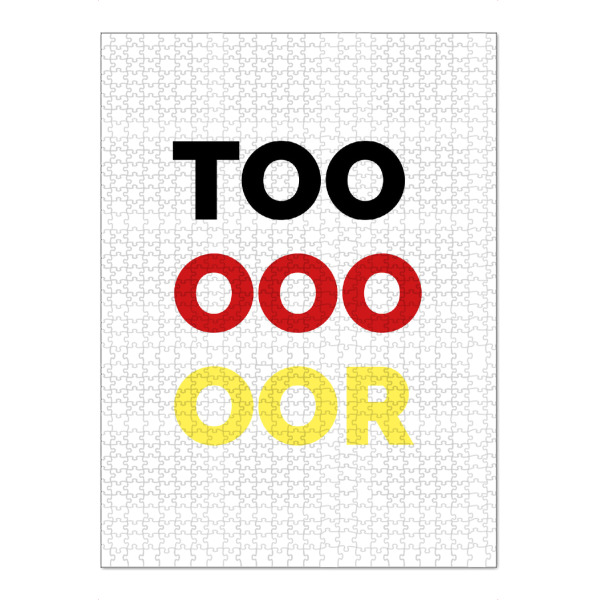 Puzzle Ravensburger "Tor" artboxONE - Typografie,Schwarzweiß,Sport / Fußball - Fußball,Nationalmannschaft,Deutschland,Ball,Eingelocht - Bild Fußball