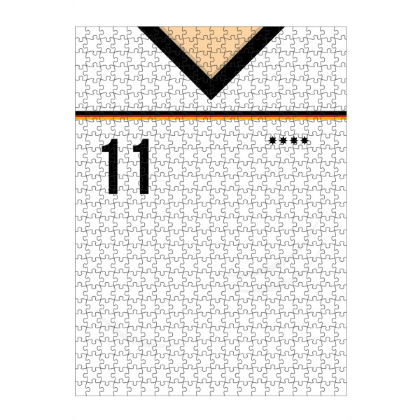artboxONE Puzzle "Nummer 11" artboxONE - Sport / Fußball - Fußball,Em,Nationalmannschaft,Deutschland,Ball,8bit - Bild Fußball